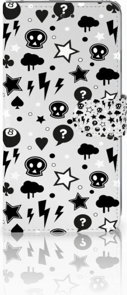 Telefoonhoesje met Naam Apple iPhone Xs Max Silver Punk