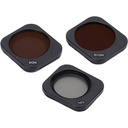 Junestar 3-in-1 Lensfilter Combinatie Kit CPL ND8 ND16 Filter voor Hubsan Zino Mini Pro Lens black