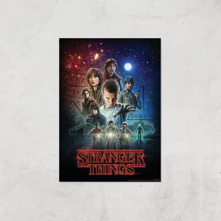 Stranger Things Season One Poster Giclee Art Print - A2 - Print Only