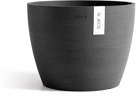Ecopots kunststof bloempot stockholm 40x30 cm donkergrijs