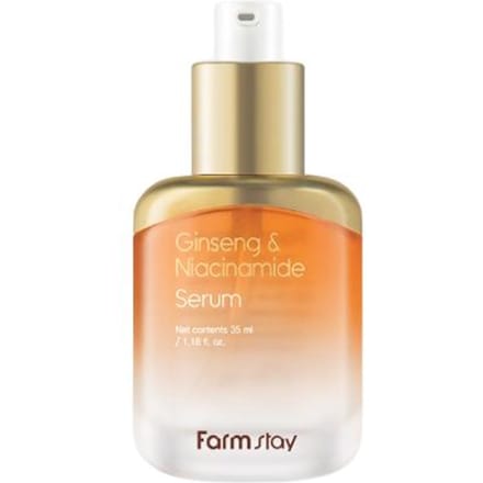 Farmstay Sérum Ginseng & Niacinamide Éclaircissant Hydratant 35ml beige