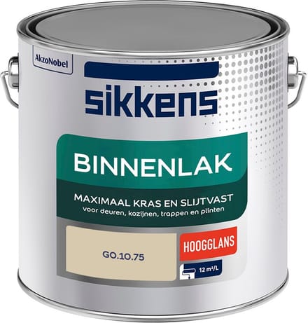 Sikkens - Binnenlak Hoogglans - G0.10.75 - Mengverf - 2,5 L