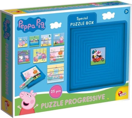 Lisciani puzzle progressive peppa pig