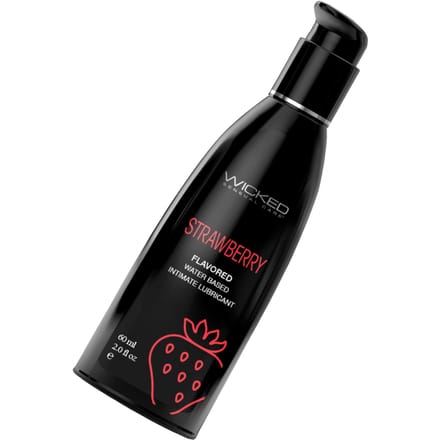 Wicked Sensual Care Wicked Aqua Strawberry Flavored glijmiddel 60ml