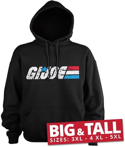 G.I. Joe Hoodie met gewassen logo, Big & Tall