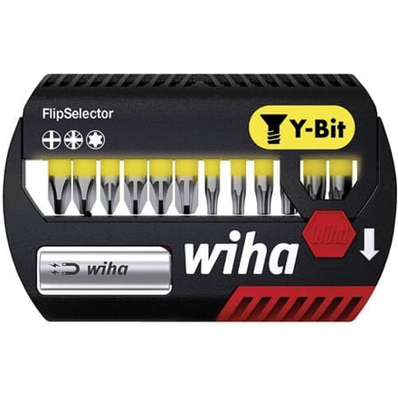 Wiha Bitset FlipSelector Y-bit 25mm (¼″) PH / PZ / TORX® - 4-delig - 41827