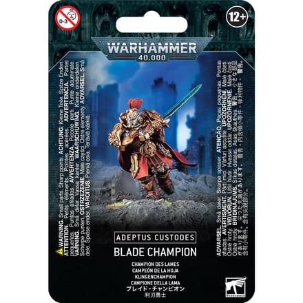 Figurine Games Workshop Warhammer 40k - Adeptus Custodes Champion des Lames