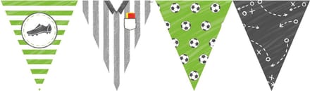 Amscan by Riethmuller - Riethmüller - Kicker Party / Voetbal - Vlaggenlijn (4 meter)