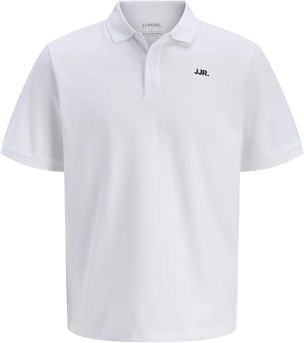 Jj Rebel Rebel Logo Korte Mouw Poloshirt Wit M Man