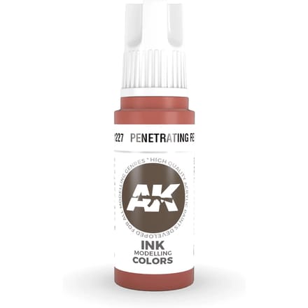 AK 3rd Gen Acrylics: Penetrating Red INK (17ml)