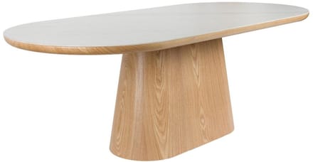 Puur - Elliott eettafel ovaal 180 cm - oak/marmer