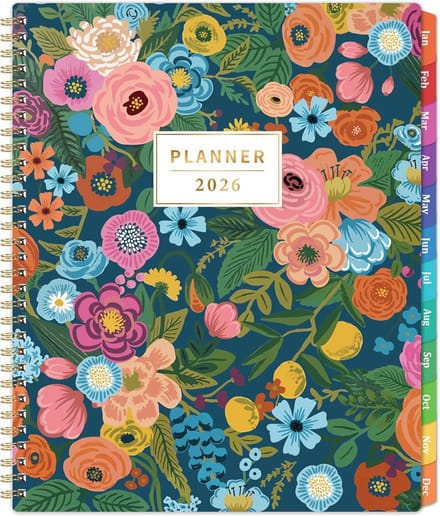 Planner 2026 - Agenda Jaarplan - Tijd Beheer - Week & Maand Overzicht - 9 x 11 inch - Blauw