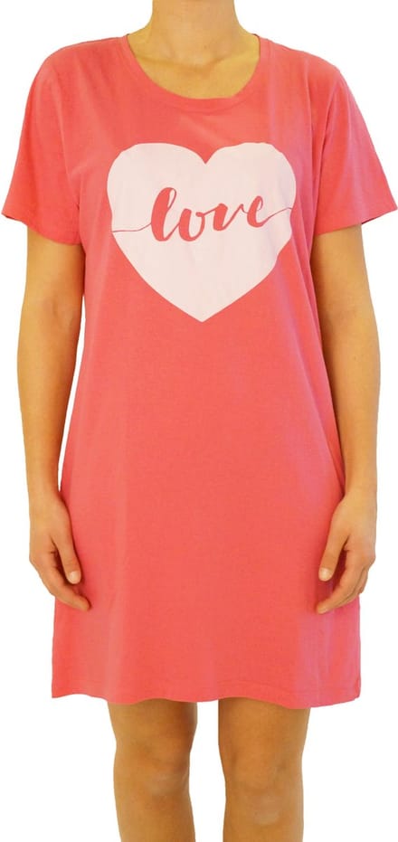 Gino Santi Bigshirt, Slaap T-shirt print Love