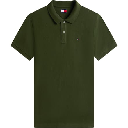 Tommy Hilfiger Slim Placket Flag Polo Heren