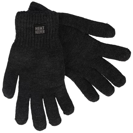 Heatkeeper - Gebreide thermo handschoenen heren - Antraciet - XXL - 1-Paar - Handschoenen heren winter