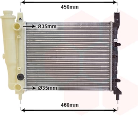 Van Wezel - RADIATOR VOOR FIAT UNO I 1983-1989 RA623472VWAN