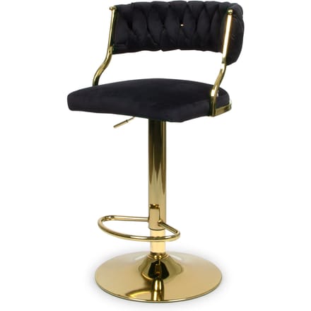 Milton & Oldbrook Barkruk Arouca Zwart