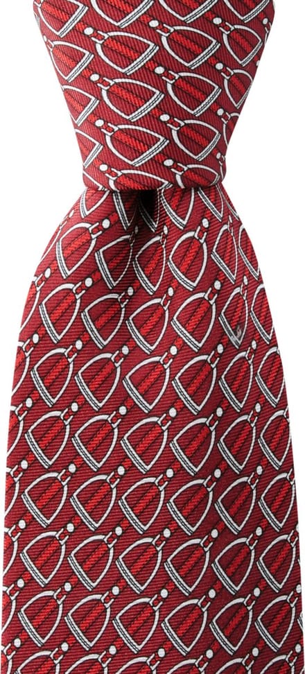 We Love Ties - Stropdassen - Stropdas Mr. Ed - rood / beige