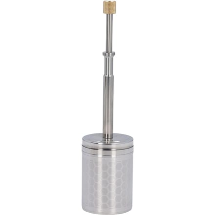 Druktype Koffie-infuser Roestvrij Staal Veer Aangedreven Zeef Herbruikbaar Koffiezetzuiger Filter gray