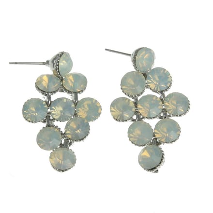 Behave - Oorsteker met Steentjes - Opalescent - Mode-accessoire