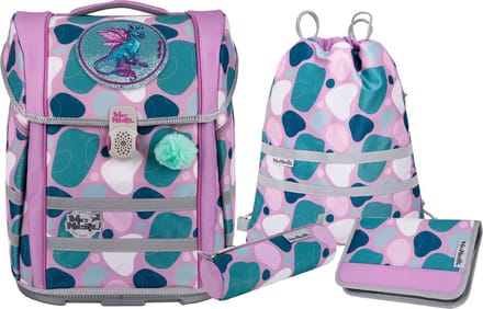 McNeill Schooltas Ergo Perfecto Schoolbag Set 5-delig Barba Roze