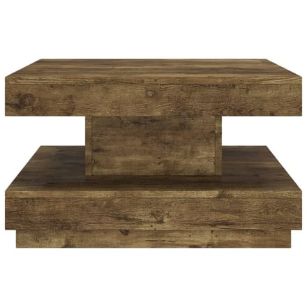 vidaXL - Salontafel - 60x60x35 - cm - MDF - donkerbruin