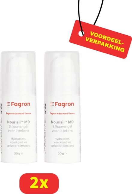 Fagron Nourisil MD Siliconen gel-Littekengel-2x30g-Voordeelverpakking