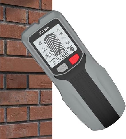 Balkzoeker - Muurscanner Detector - Wand Inspectie - 6-in-1 Functionaliteit - 167 cm - Grijs