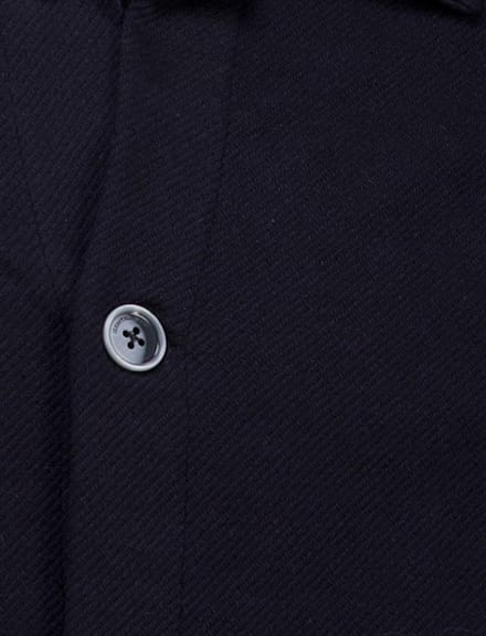 donkerblauw Gentiluomo Navigli stretch overshirt