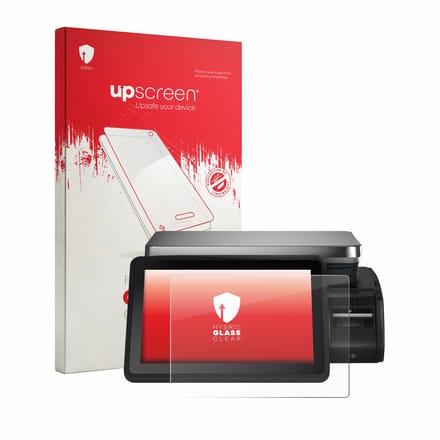 upscreen - Screenprotector voor Bizerba Q1 pro 100 12.1" - Folie Beschermfolie Beschermglas transparant