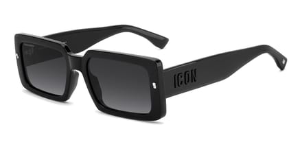 Dsquared2 ICON 0029/S BLACK/GREY SHADED 55/19/145 Herrenbrillen Zonnebrillen