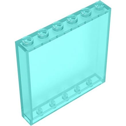 Brique MOC 59349 Panneau 1x6x5 Fenêtre Bricolage Éclairer Bloc de Construction Briques Fonctionne Avec Assemblages Pièces d'Architecture Construction