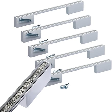 5 stuks meubelgrepen SIRIUS BA 160/192 mm gepolijst chroom