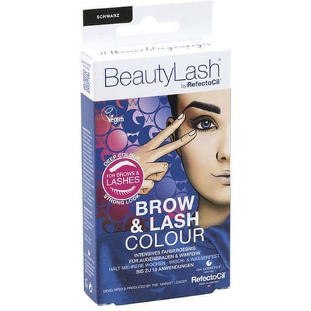 Refectocil BEAUTYLASH BROW & LASH COLOUR eyebrow and eyelash tint kit #Black 1 unit
