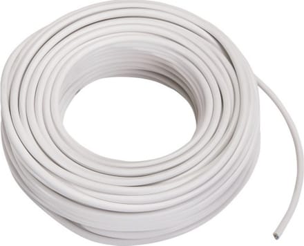 50 stuks Kabel 3x1.5 Wit 50m
