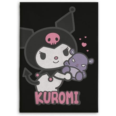 Kuromi Fleece deken Teddybear - 110 x 150 cm Polyester