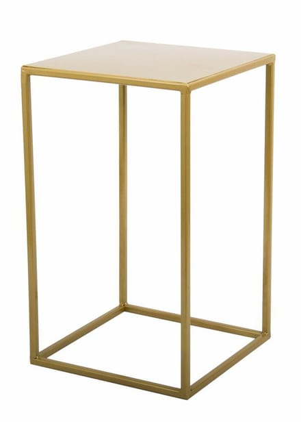 HowHomely - Modern Stalen Plantenstandaard - 40 cm - Goudkleurig - Loft Stijl
