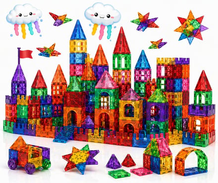 Magnetic Tiles - Magnetisch Speelgoed - 48 stuks - Constructie speelgoed - Magnetische tegels - Speelgoed - Cosycorner