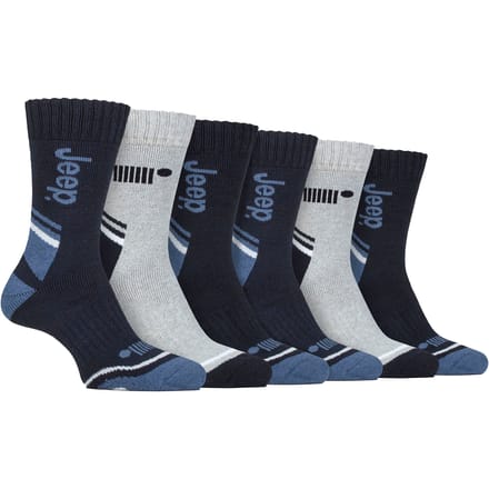 Heren 6-pack Wandelsokken | Polyester Buiten-sokken voor wandelen