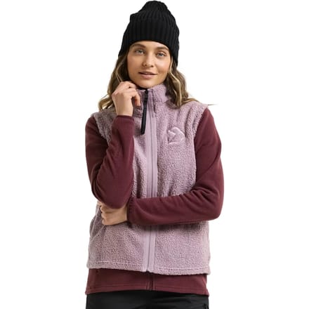 Dames mouwloze fleece met rits Didriksons Kiana