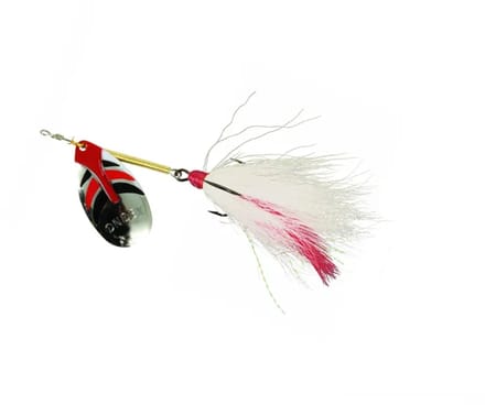 Ondex Ondex Buck Spinner maat 8 – 15 gram met enkel blad Silver/Décoré