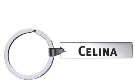 Sleutelhanger Met Naam - Celina - RVS