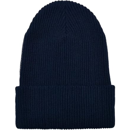 Urban Classics - Recycled Yarn Ribbed Knit Beanie Muts - Blauw
