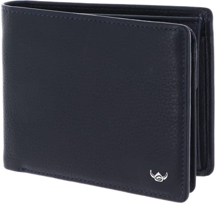 Golden Head Leren portemonnee Capri RFID Protect Scheintasche 1420 Blau donkerblauw