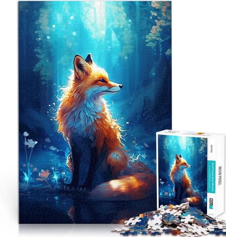 Legpuzzel 2000 stukjes - Volwassen puzzel - Ontspanning en decoratie - Extra dik karton - 100x70 cm - Vos in bos
