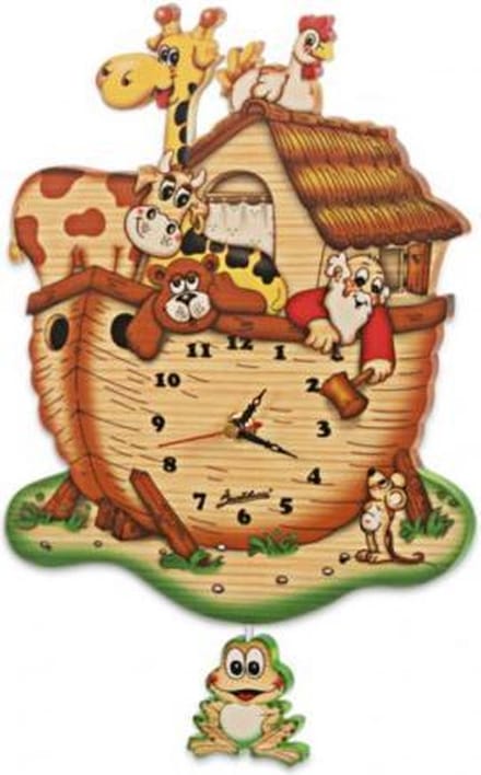 Muurklok Ark van Noach met klepel | Bartolucci