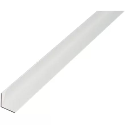 Alberts Hoekprofiel - Aluminium Wit - 25x25x1,5mm 2,6m