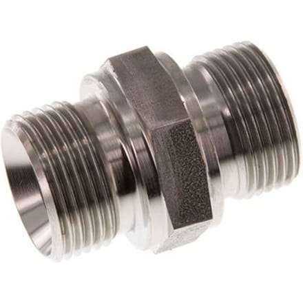 G 3/4'' RVS Borstnippel 400 Bar - Hydrauliek - FL2S-M-ST-034G-I
