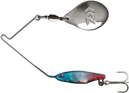 Spinnerbait Hengelsport - Vis Aas - Vissen Op Roofvis - Tungsten Micro Spinner - 5.4g - Blauw Rood