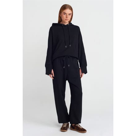 Dames Joggingbroek met Wijde Pijpen van Fleece